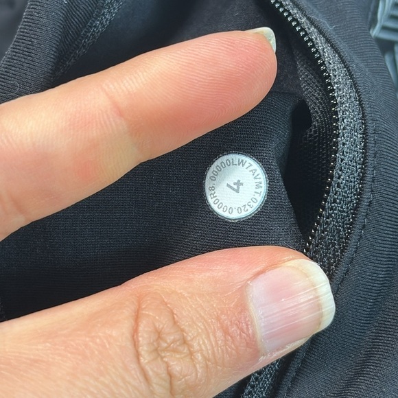 Lululemon Speed Up Short Long *4" Updated Fit Labyrinth Black Light Cast / Black - Picture 5 of 6